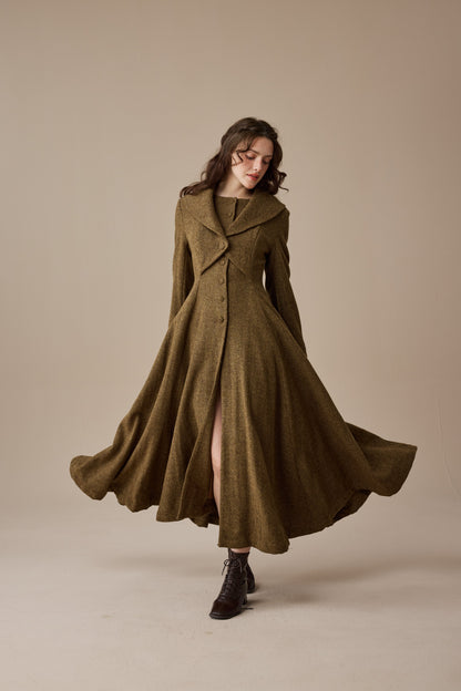 Gemma 17 | 100% wool victorian coat