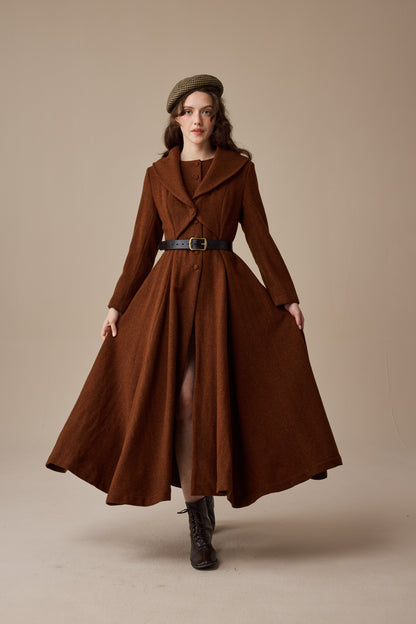 Gemma 17 | 100% wool victorian coat