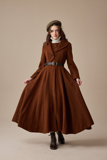 Gemma 17 | 100% wool victorian coat
