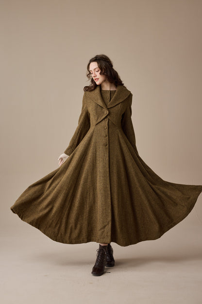 Gemma 17 | 100% wool victorian coat