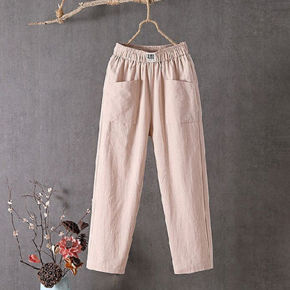 Solid Color Simple Loose Casual Pants